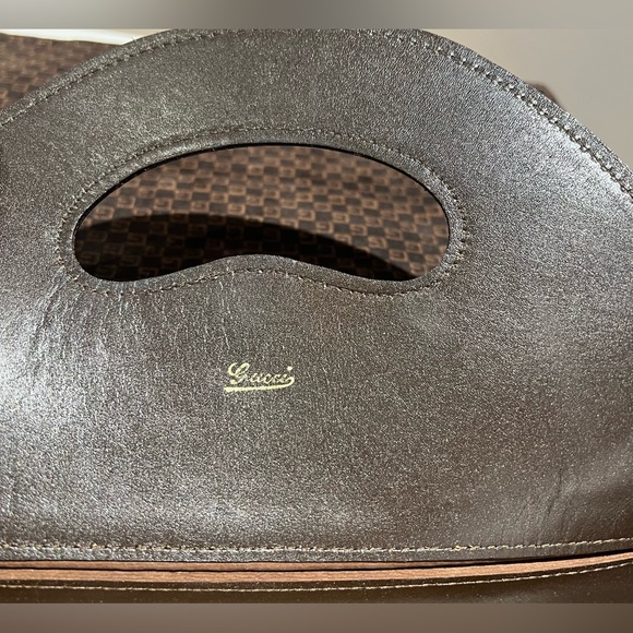 Rare Vintage Gucci handbag Monogram “Rhoda” super clean great condition - Picture 10 of 11